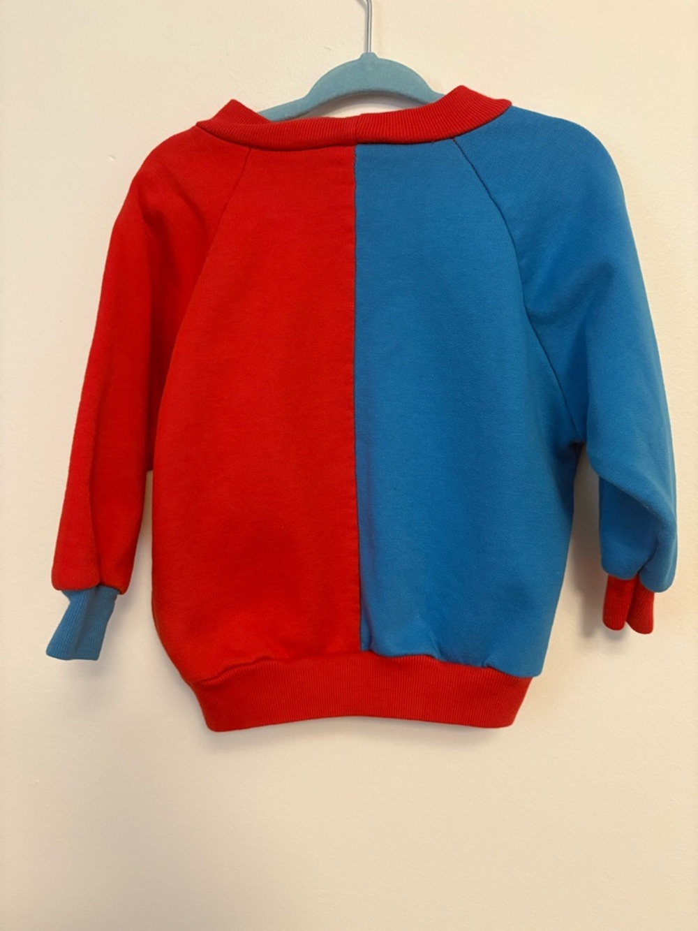 OshKosh B'gosh Red & Blue Bear Appliqué Sweatshirt - Picture 2 of 4